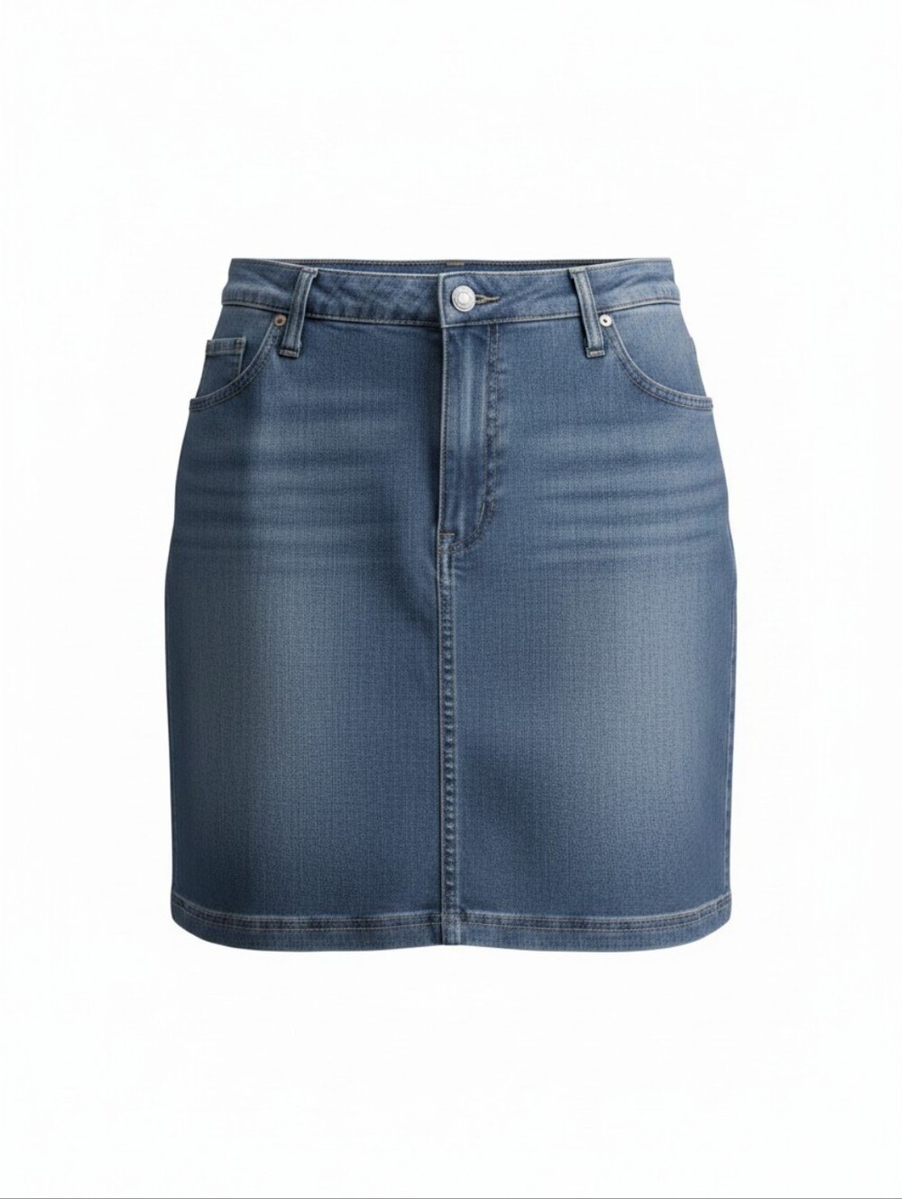 Riders by Lee Medium Blue Denim Mini Skirt